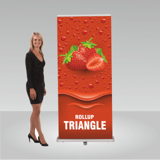 RollUP-Display TRIANGLE